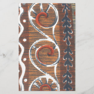  Afrikaanse Motif Art Print Briefpapier