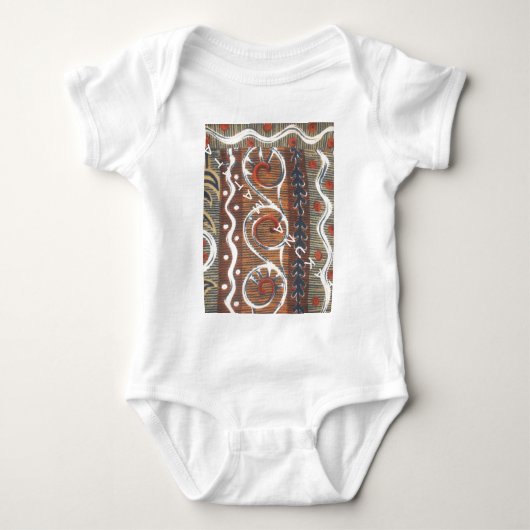 Afrikaanse Motif Art Print Romper (Voorkant)