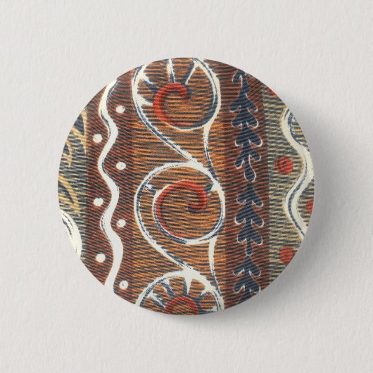  Afrikaanse Motif Art Print Ronde Button 5,7 Cm (Voorkant)