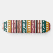 Afrikaanse mudcloth Rastafarian Skateboard (Horizontaal)
