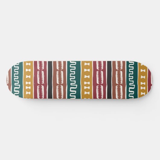 Afrikaanse mudcloth Rastafarian Skateboard (Horizontaal)
