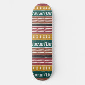 Afrikaanse mudcloth Rastafarian Skateboard (Voorkant)