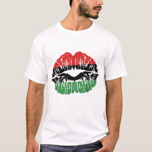 Afrikaanse olieplak Melanin Zwarte Geschiedenis Ma T-shirt