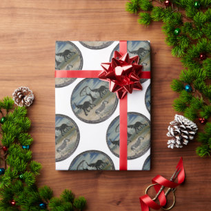 Afrikaanse olifant art print cadeaupapier