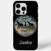 Afrikaanse olifant art print Case-Mate iPhone case (Achterkant)