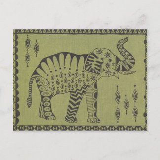 Afrikaanse olifant briefkaart