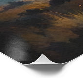 Afrikaanse olifant in de schemering perfect poster (Hoek)