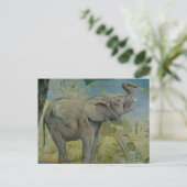  Afrikaanse olifant in het Oerwoud, EJ Detmold Briefkaart (Staand voorkant)