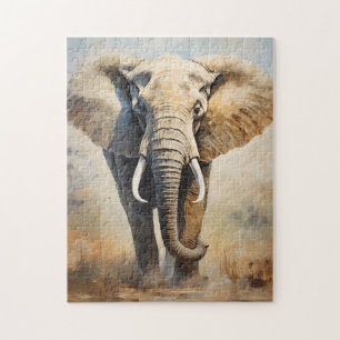 Afrikaanse olifant legpuzzel