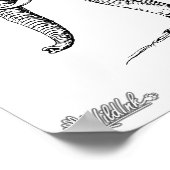 Afrikaanse olifant poster (Hoek)