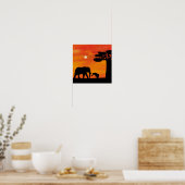 Afrikaanse olifant poster (Keuken)
