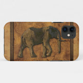 Afrikaanse olifant & rustieke BG mobiele telefoon  Case-Mate iPhone Case (Achterkant (horizontaal))