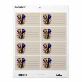 Afrikaanse olifant surrealistisch portret etiket (Full Sheet)