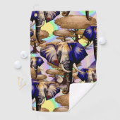 Afrikaanse olifant surrealistisch portret golfhanddoek (Insitu)