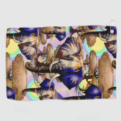 Afrikaanse olifant surrealistisch portret golfhanddoek (Horizontaal)