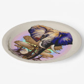 Afrikaanse olifant surrealistisch portret papieren bordje (Gekanteld)