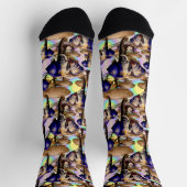 Afrikaanse olifant surrealistisch portret sokken (Top)