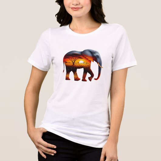 Afrikaanse olifant T-Shirt (Voorkant)