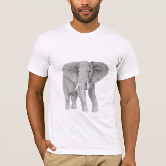 Afrikaanse olifant t-shirt (Voorkant)