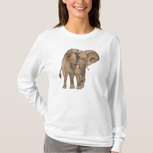 Afrikaanse olifant t-shirt