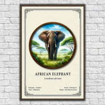 Afrikaanse Olifant Zoölogie Serie