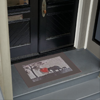 Afrikaanse olifantenklep deurmat