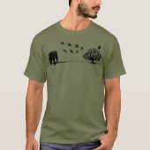 Afrikaanse olifantenvogels en het landschap van de t-shirt (Voorkant)