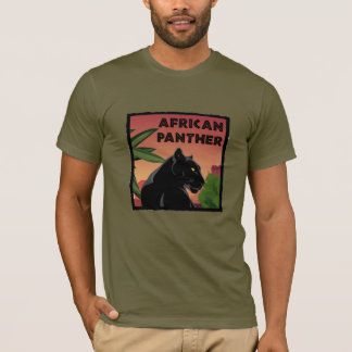 Afrikaanse panter in Jungle T-shirt