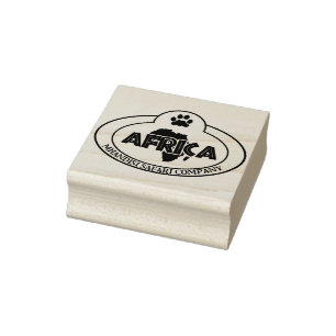 Afrikaanse paspoortstempel 	rubberstempel