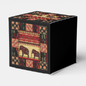 Afrikaanse patchwork bedankdoosjes (Achterkant)