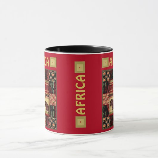 Afrikaanse patchwork mok (Midden)
