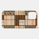 Afrikaanse Patchwork Olifanten: Ornamentale textuu Case-Mate iPhone Case (Achterkant (horizontaal))
