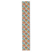 afrikaanse patchwork-tafelloper lange tafelloper (Voorkant)