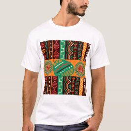 Afrikaanse patronen en ornamenten t-shirt