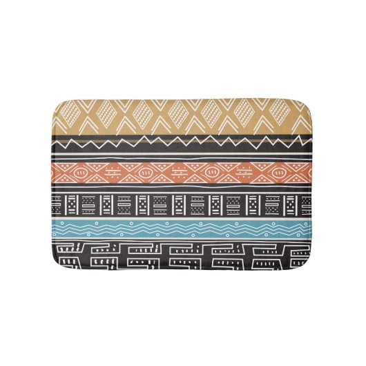 Afrikaanse patroonmix Bath Mat (Voorkant)