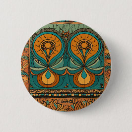 afrikaanse patroontekening Buttonnen Ronde Button 5,7 Cm
