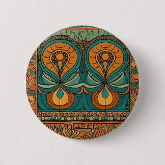 afrikaanse patroontekening Buttonnen Ronde Button 5,7 Cm