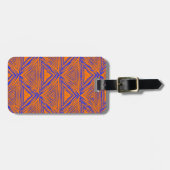 AFRIKAANSE PATTERN BAGAGELABEL (Voorkant horizontaal)