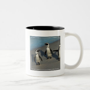 Afrikaanse pinguïns Sfeniscus Demersus Tweekleurige Koffiemok