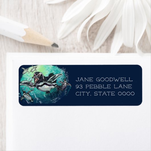 Afrikaanse pinguïnvisserij etiket (Insitu)