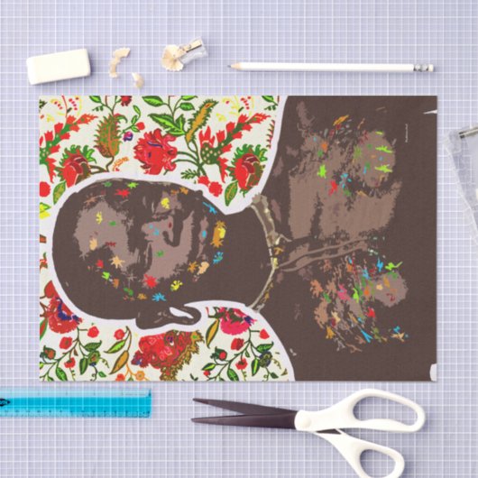 Afrikaanse Pop Art Tissuepapier (Craft)