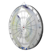 Afrikaanse Print Hakuna Matata Design Dartbord (Voorkant Rechts)