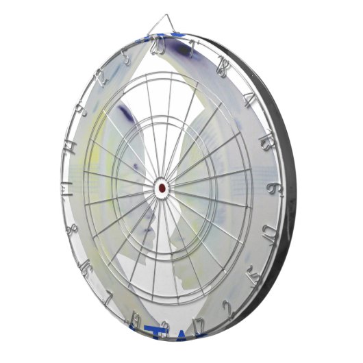 Afrikaanse Print Hakuna Matata Design Dartbord (Voorkant Rechts)