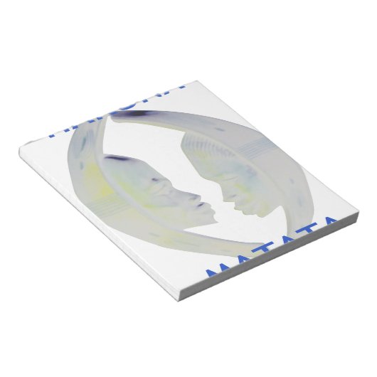 Afrikaanse Print Hakuna Matata Design Notitieblok (Schuin)