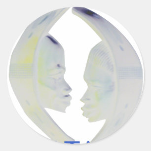 Afrikaanse Print Hakuna Matata Design Ronde Sticker