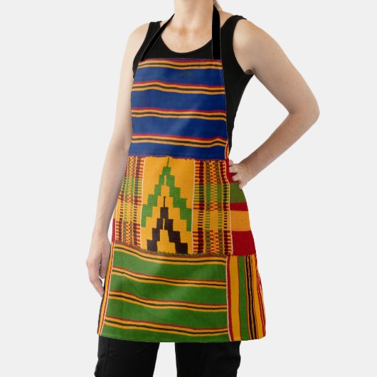 Afrikaanse print schort (Insitu)
