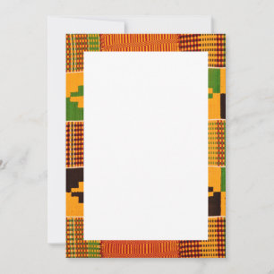 Afrikaanse Print Uitnodigingen & Aankondigingen