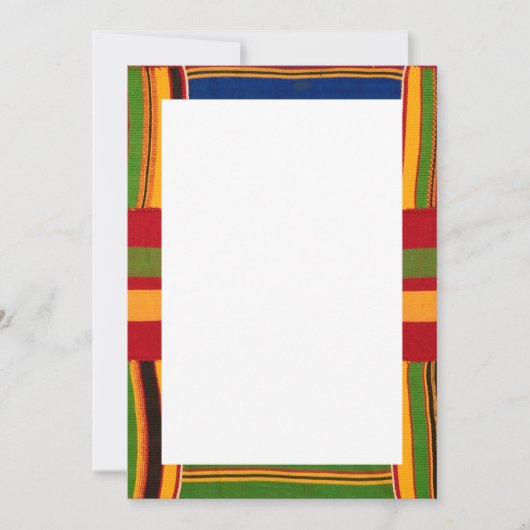 Afrikaanse Print Uitnodigingen & Aankondigingen (Voorkant)