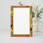 Afrikaanse Print Uitnodigingen & Aankondigings (Staand voorkant)