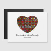 Afrikaanse Proverb Magnetische Kaart (Voorkant / Achterkant)